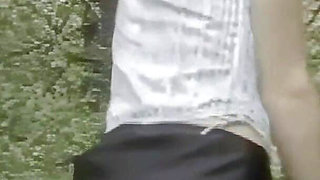 The Director Lures Her in the Park and Takes Her Home to Shooting a Porn Film