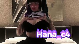 Amateur super sexy teen busty brunette in action