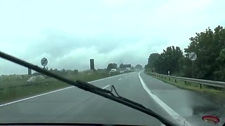 Lovely Teen 18+ Gets Screwed In The Van With Scarlett Scott And Dieter Von Stein