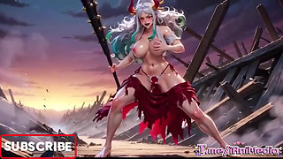 Ai Yamato Compilation of One Piece Shiny and Wet Body in Explicit Split Pose