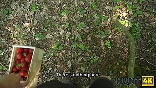 Forest strawberry bet led to a fire rail