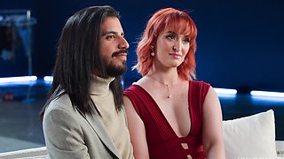 Queen Mirage gets her shaved pussy smashed by bbc backstage