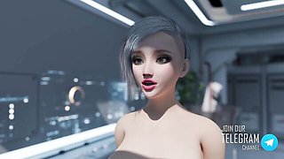 Blowjob movie with appealing lover from Scifi-X