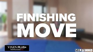 Big Tits Blonde MILF Crystal Clark Dominates Cocky Young Stud Dan Damage