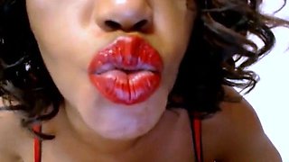 Big Tits Black BBW on Webcam