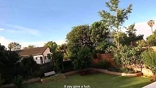 Innocent EBONY real estate agent turned wild