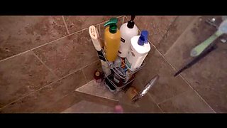 My Steamy Shower with Stunning Blonde Step-Aunt Rebecca