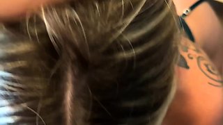 Blonde Natasha Marley with big boob
