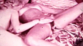 Blond and brunette lesbians licking pussy