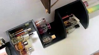 Big Tits Tranny Jerking her Big Hard Cock