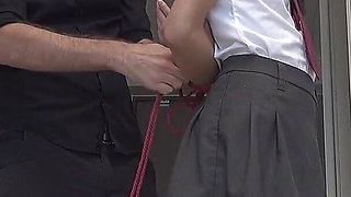 Shibari Video - Asian Schoolgirl in Ropes Gets Magicwanded