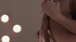 Tattooed lesbian Rina Ellis eats sweaty pussy before scissoring with sexy black Ana Foxxx