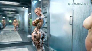 Hardcore Futa Gangbang in Women's Bathroom (3D Anime) Exclusive