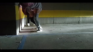 Young Wife Fucked Hard by a Fan in a Car Parking