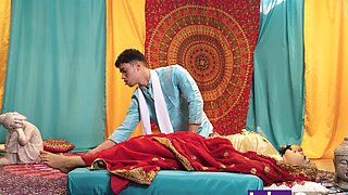 Chudai: A busty Indian MILF cheats on her husband with a perverted masseur