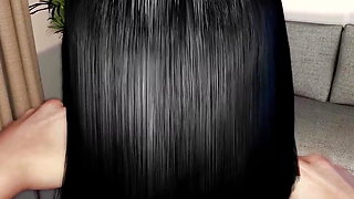 3D Hot BBW Asian Whore Naked Her Pink Pussy Got Fucked by Big Dick