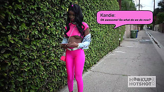 Brunette Whore Kandie Monaee Hooks up with Bryan Gozzling!