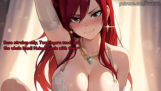 Get Erza Scarlet's paizuri as a prize for being her enslaved dude (Jerk Off Instructions)