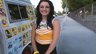 Sexy Ice Cream Scene-1_sexy Teen Brunette Gets Fucked and Facial in the Ice Cream Truck