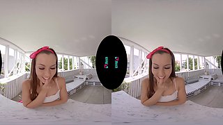 I'm Not Wearing Any Panties! - Petite Pornstar In Pink Fucks In Bed