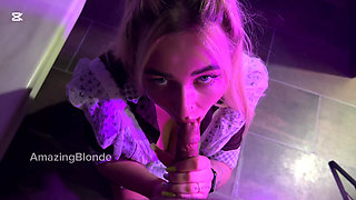 Very sexy student sucked and got in her mouth