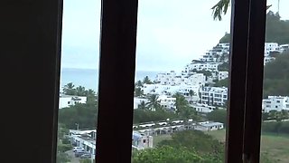 Beach Masturbation with My Hot Stepmom - Hairy MILF Big Ass Amateur Homemade HD