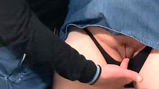Old Stranger's Hand In My Sexy Pussy