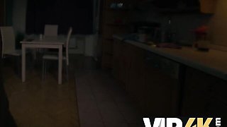 VIP 4K featuring Ridge Crix and Nela Decker's kitchen smut