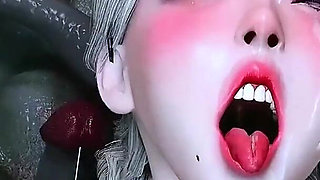 3D Girl Glow: Big Boob Temptress Unleashed - 3D Animation Hentai