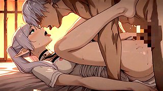 Best hentai, blowjob, frieren