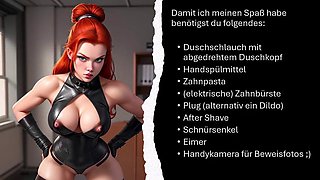 Your mistress lets you scrub your ass clean! Anal Play  Guide