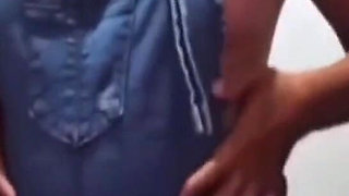 Colombian Woman Masturbates in the Royal Home Bathroom