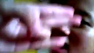 Asian College Girl Gives a Blowjob and Swallows