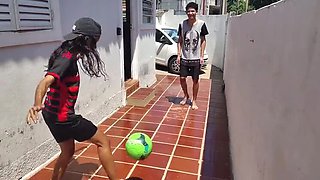 Brazilian Stepsister Tiffany Montavani Fucks Brother Erick Rosa in Car After Soccer - Amateur Blowjob, Doggy Style & Anal Sex