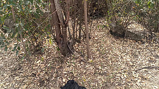 Outdoor unexpected hot romance with fuck