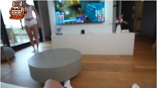 Kira Deliberately Wouldnt Let Me Watch The Tournament, So I Had To Fuck Her And Feed Her My Cum