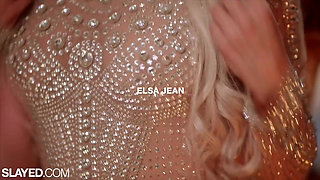 Slayed Elsa Jean's Perfect Pussy Lips Fuck with Allie Nicole