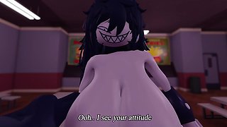 Strict 3d animated teacher fucks the life out of her student's cock