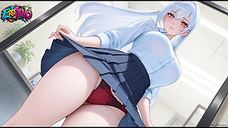 Secretary Falls in Love with Her Boss Anime Romance