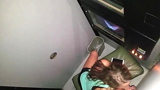 Nervous Cute Teen Gets Creampied at Public Gloryhole