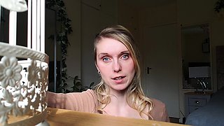 Blonde teen Sierras first erotic masturbation video