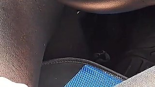 Enjoying Driving and Masturbate
