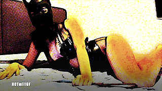 Dog masked subset dildo Session Part 1