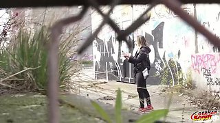 German Scout Fucks Russian Girl Aura Sin's Round Ass in Hard Anal Casting - Big Dick Agent