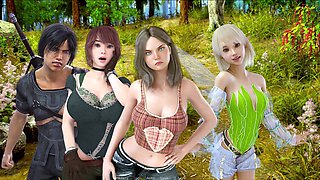 Sweetheart goes on an uncensored adventure in anime style