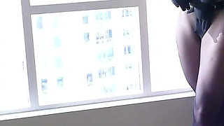 Muscular Woman - Masturbation with Gloves - Part 2