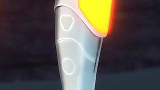 Female alien gets fucked hard by sci-fi explorer in spacesuit on exoplanet