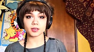 Amateur striptease and Solo masturbation