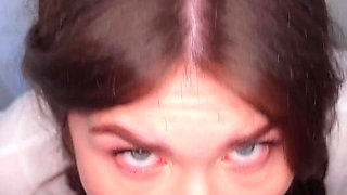 Fucked Stepmom's Sexy Legs in Transparent Pantyhose