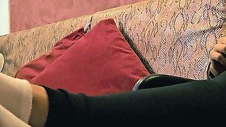 Sheela Sinner Feetworship Dirty White Socks